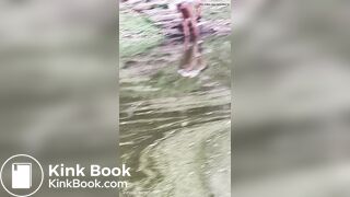 Aunty ko gaand dhone ke time pe dikha