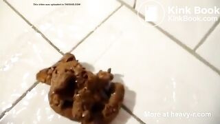 big pile of shit on the floor