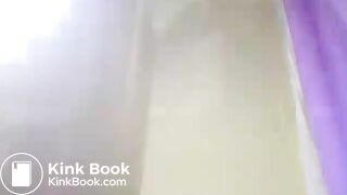 ebony pissing solo scat