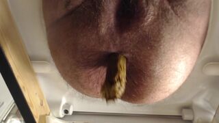 Huge load in closeup