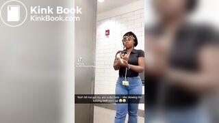 Coworker blow up the toilet