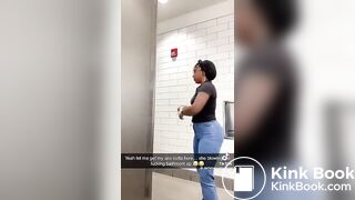 Coworker blow up the toilet