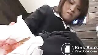 Japanese Office Lady Poop Voyeur - video 3