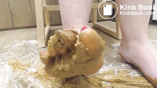 WORSHIP HER FRESH SHIT COVERED NICE HOT PINK TOES