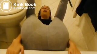 Cute girl messing her pants..