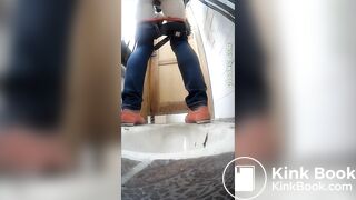 Beautiful Russian girl spy wc poop 860