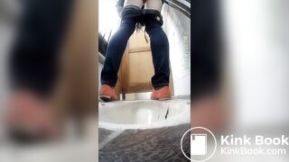 Beautiful Russian girl spy wc poop 860