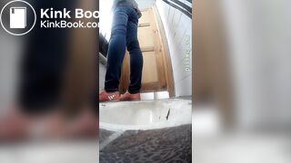 Beautiful Russian girl spy wc poop 860