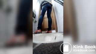 Beautiful Russian girl spy wc poop 860