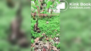 Girl pooping - video 349