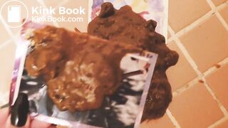 友達のアニメグッズにうんこ