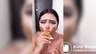 Scat dildo deepthroat