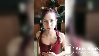 Eating directly from his ass