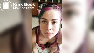 Eating directly from his ass