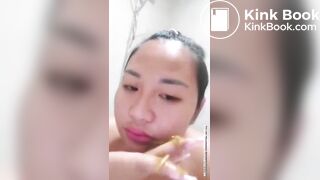 "THAI GIRL PLAY WITE SHIT @@" rotated 90 degrees