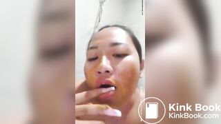 "THAI GIRL PLAY WITE SHIT @@" rotated 90 degrees