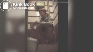 Beautiful Russian woman spy wc poop 749