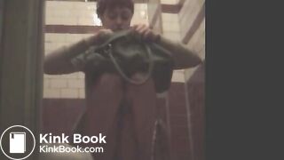 Beautiful Russian woman spy wc poop 749