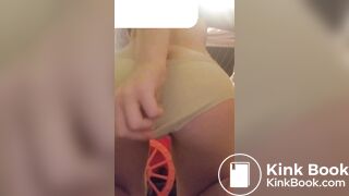 pooping in yellow underwear