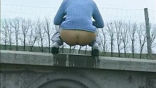 Beautiful Czech girl pee and poop 835