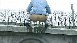 Beautiful Czech girl pee and poop 835