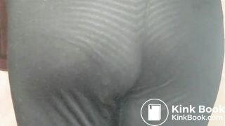 girl wets and messes tights