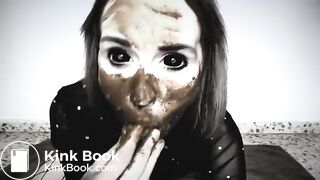 sexy girl with pink dildo and rubbing her shit