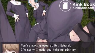 Hentai nun's defecation humiliation