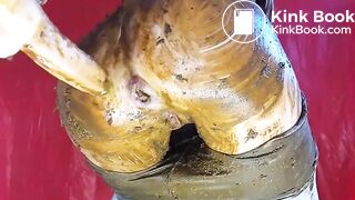 Shitting, smearing and masturbating