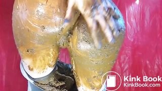 Shitting, smearing and masturbating