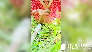 SHIT EATING in public and ass prolapse