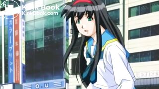 Hentai girl blowjobs possessed man and shits