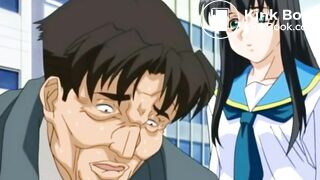 Hentai girl blowjobs possessed man and shits