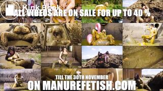 Brown Friday - huge scat and cowshit sale ManureFetish