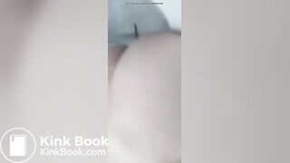 Teen pooping on toilet