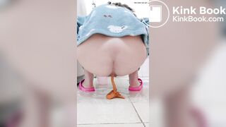 Asian girl poop 5