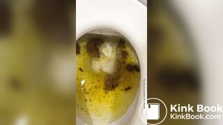 Washing poop