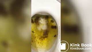Washing poop