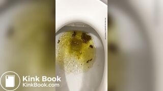 Washing poop