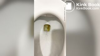 Washing poop