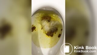 Washing poop