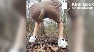 pooping in the ...