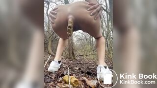 pooping in the ...