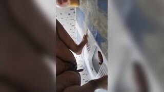 Desi wife pooping