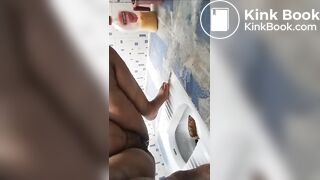 Desi wife pooping