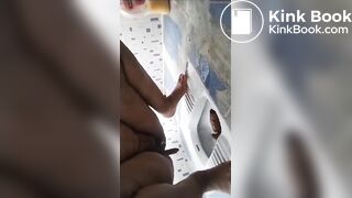 Desi wife pooping