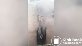 meaty pussy BBW up close rear shit