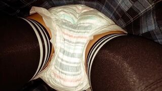 Japanese girl upskirt diaper mess