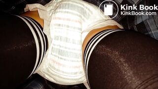 Japanese girl upskirt diaper mess