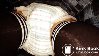 Japanese girl upskirt diaper mess